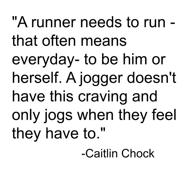 A little on the “J” word Can we be nicer about jogging, please?
